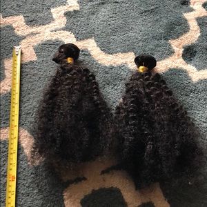 Two Brazilian Afro kinky bundles
